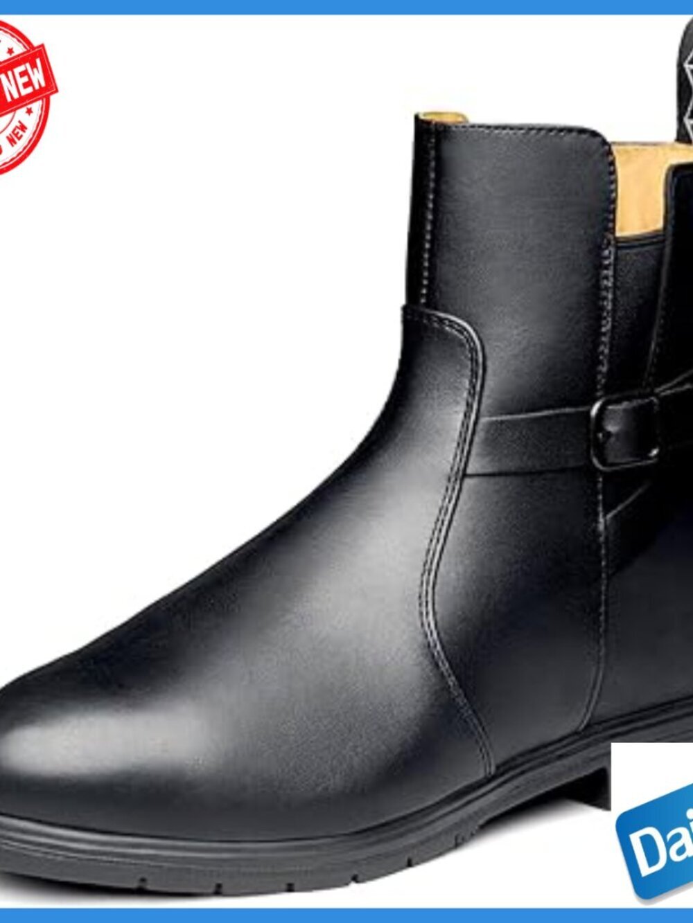 Steel Toe Work Boots with Met-Guard, Slip-Resistant, Side-Zip Slip-On